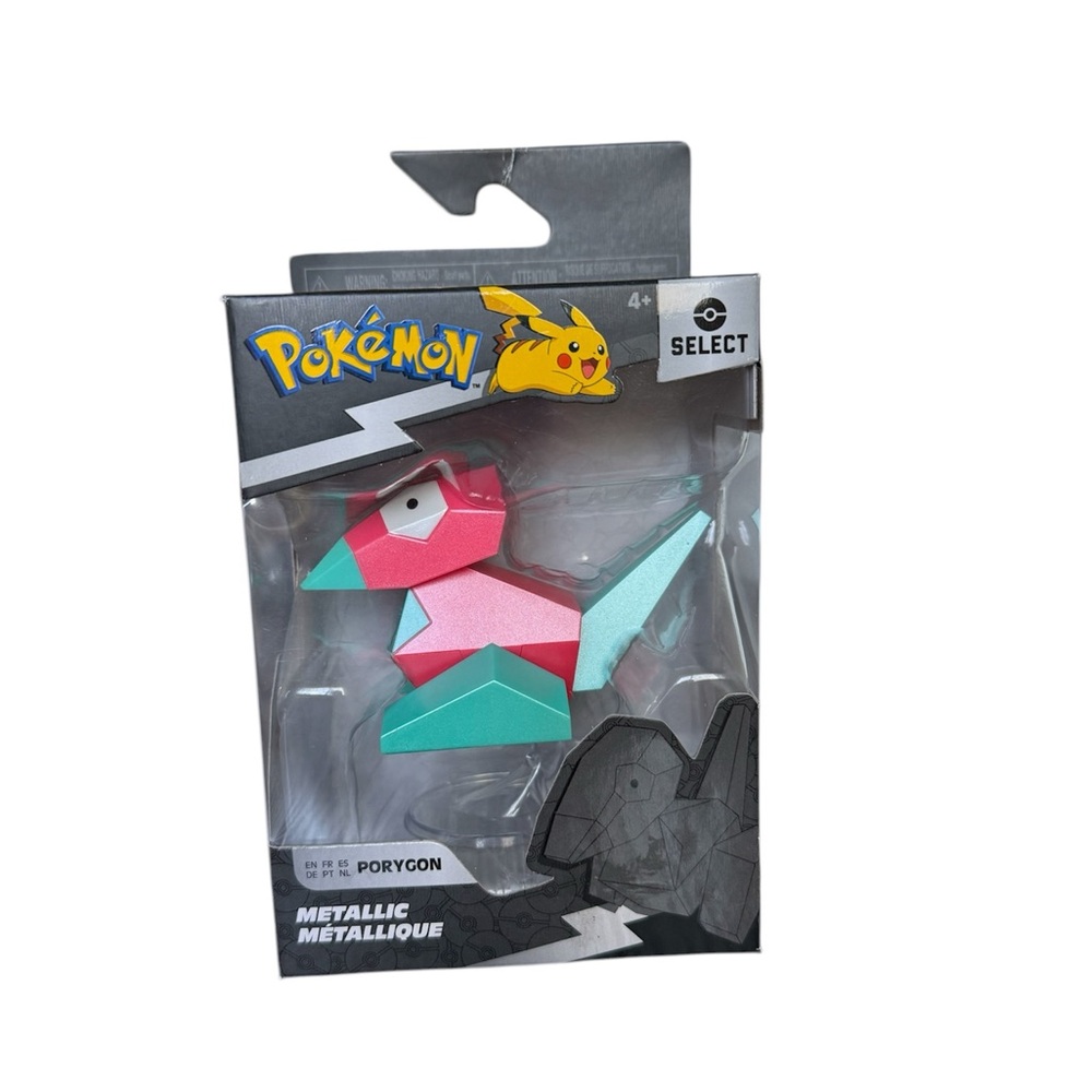 Pokémon Porygon Figure Select Metallic 3” Series 3 New Sealed Collectible